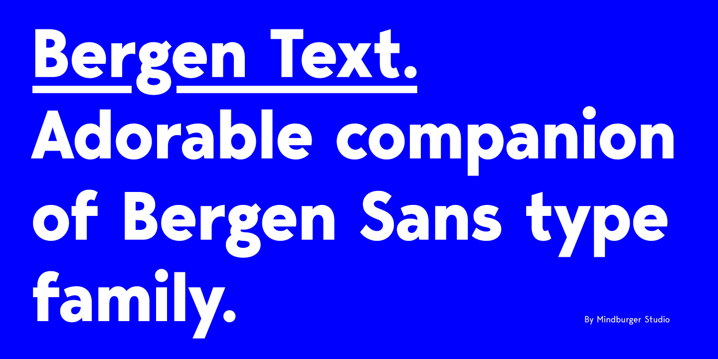 Bergen Text
