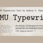 CMU Typewriter Text Computer Modern Typewriter