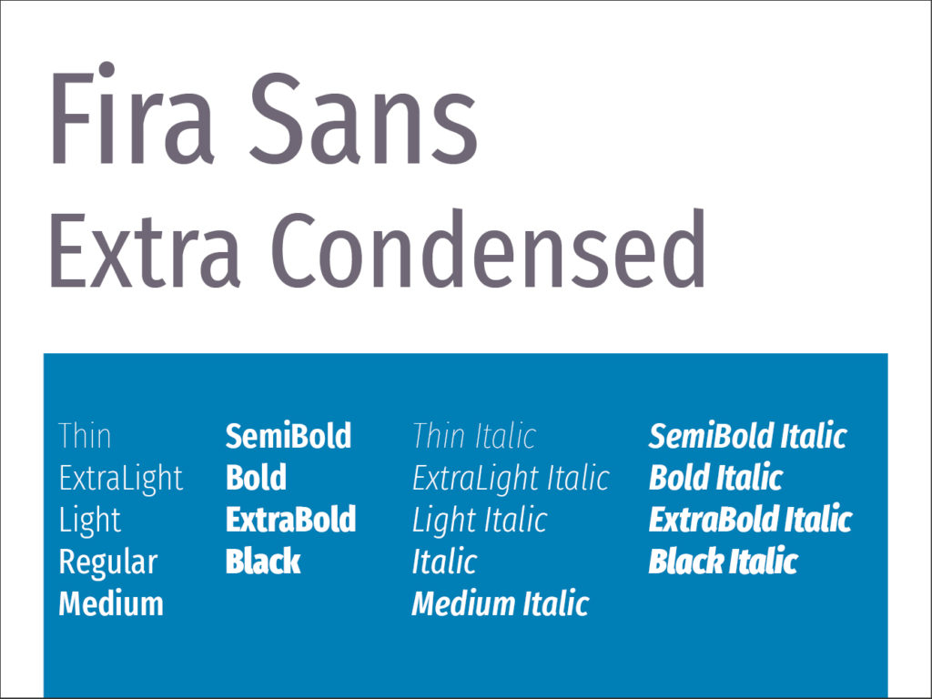 Fira Sans Extra Condensed