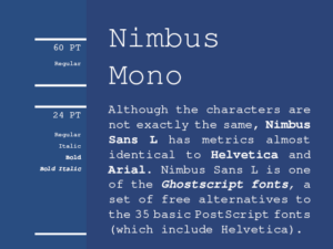 Nimbus Mono