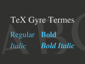 TeX Gyre Termes