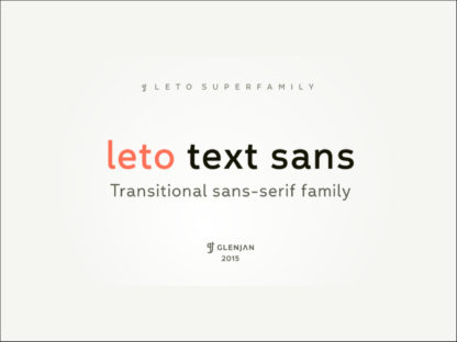 Leto Text Sans