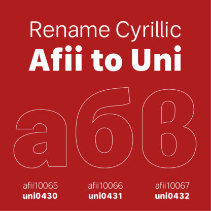 Afii To Unicode Map Cyrillic