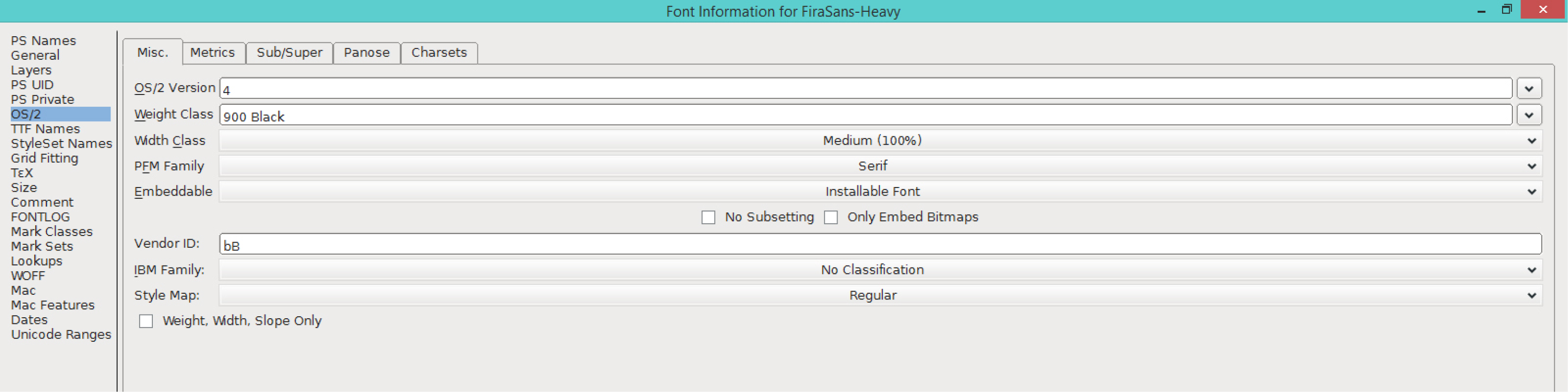 Fira Sans Heavy (OS/2)