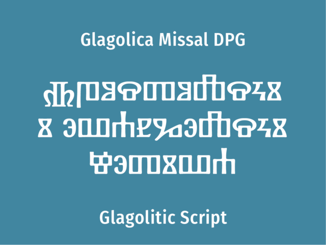 Glagolica Missal DPG