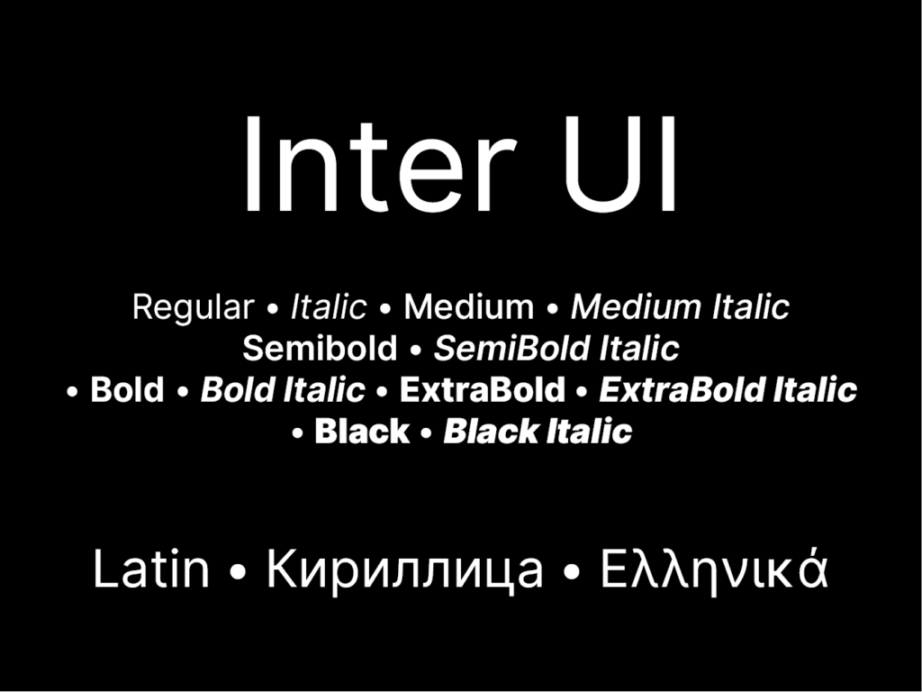 Inter regular