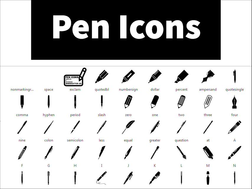 Pen Icons