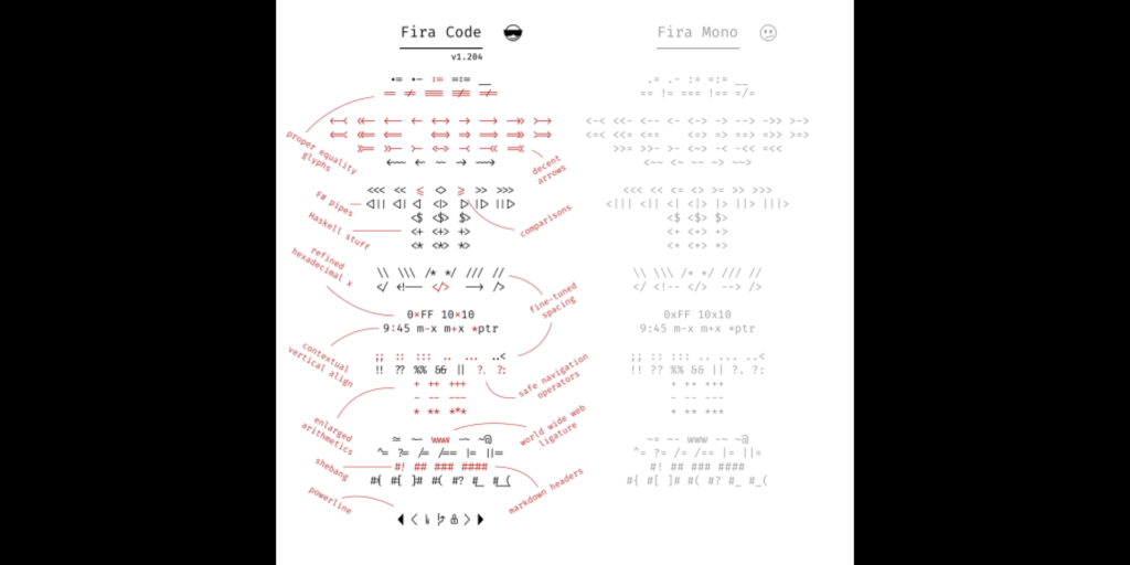 Fira Code Local Fonts