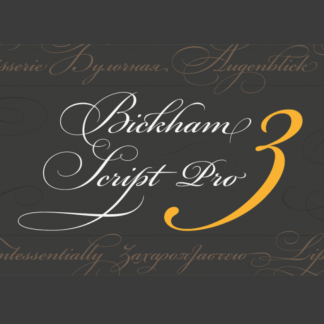 Bickham Script® Pro 3