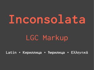 Inconsolata LGC Markup