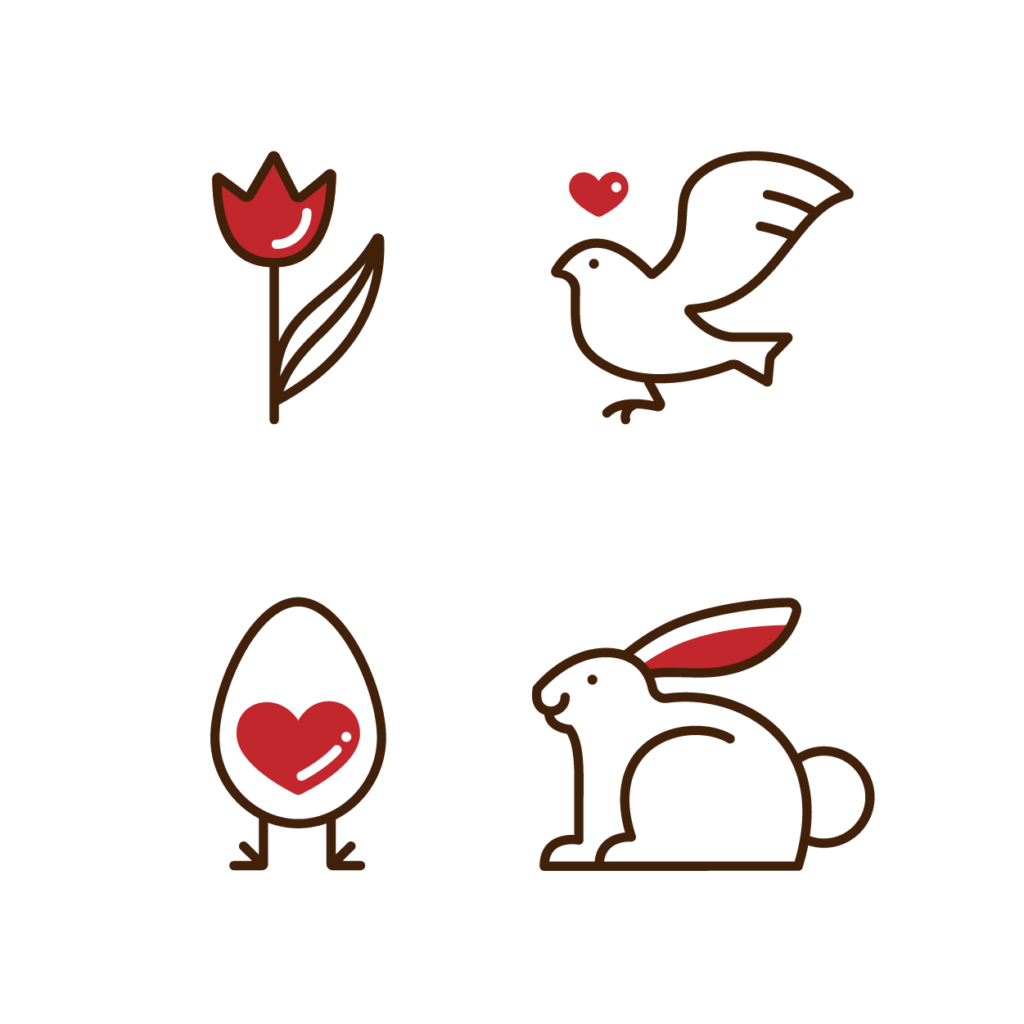 Free Vector Easter Icons - Localfonts