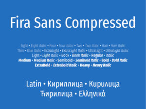 Fira Sans Compressed