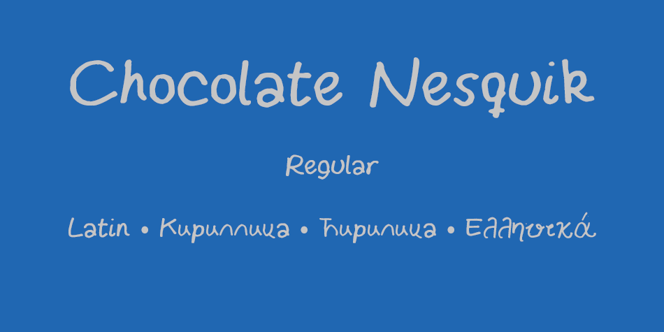 Chocolate Nesquik