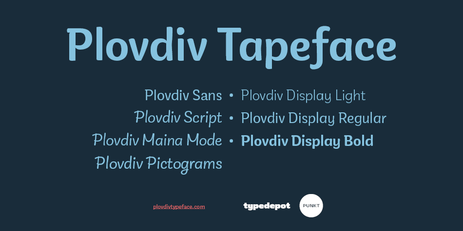 Plovdiv Typeface