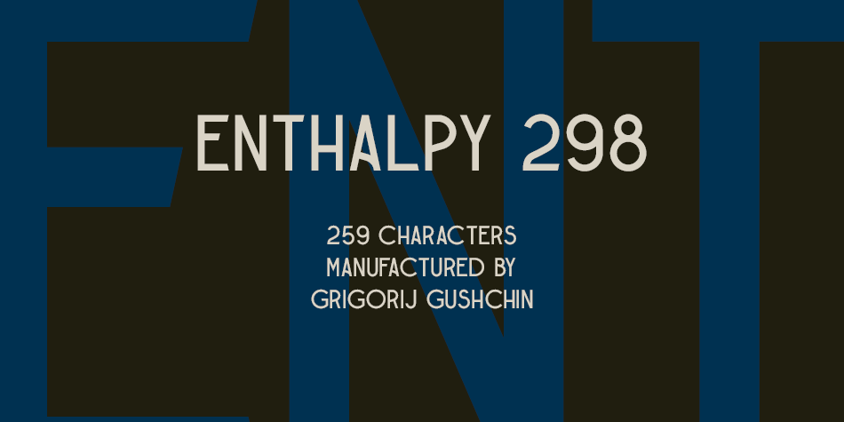 Enthalpy 298