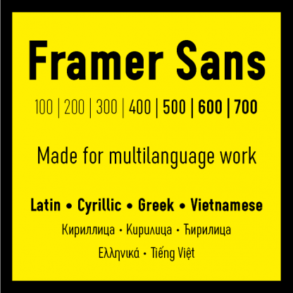 Framer Sans