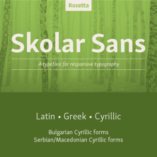 Rosetta - On Skolar Sans