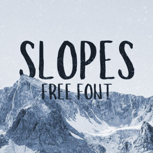Slope Lettering Font Slopes