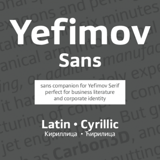 Yefimov Sans