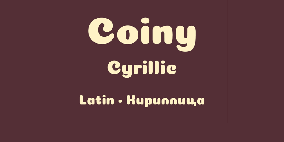 Coiny Cyrillic