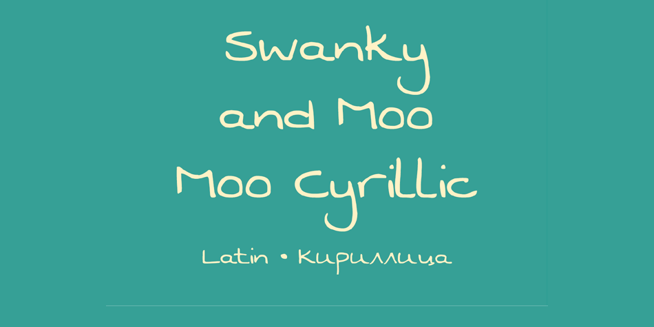 Swanky and Moo Moo Cyrillic