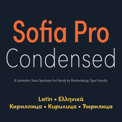 Sofia Pro Condensed