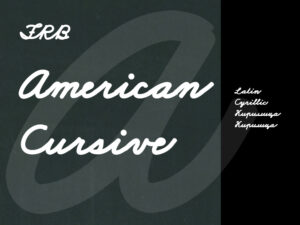 FRB American Cursive