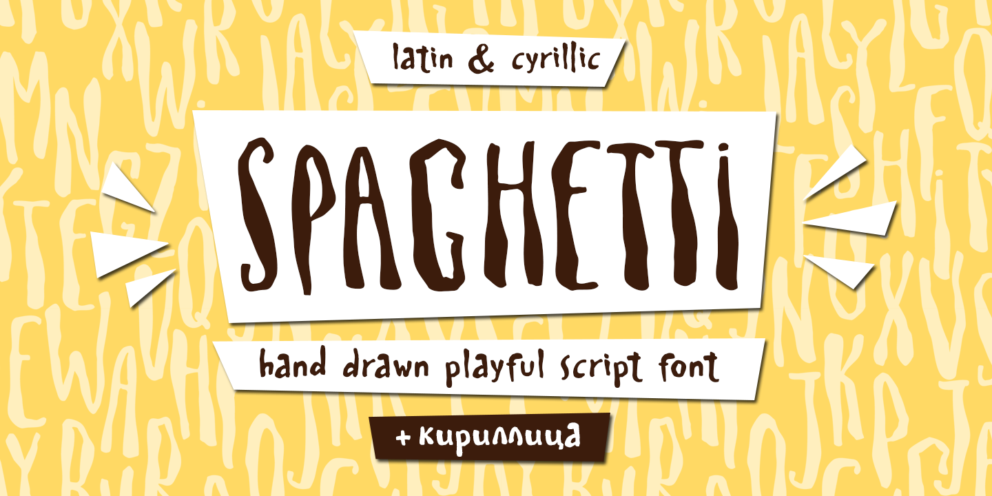 Spaghetti Cyrillic
